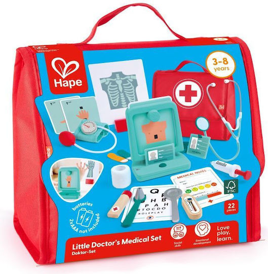 Hape Παιδικό Ιατρικό Σετ για 3+ Ετών 22τμχ