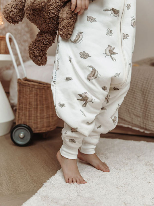 Meyco Winter Sleeping Bag with Feet 2.5 Tog Ecru