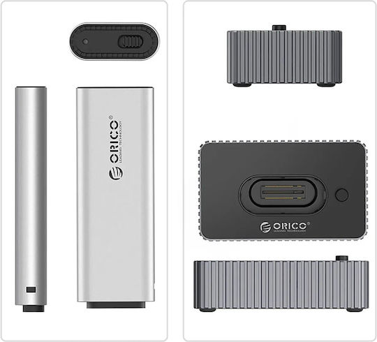 Orico Dockingstation Festplatten SATA 2.5" / 3.5" mit USB-C Verbindung (ORICO-IT18C3-GY-BP-HU)