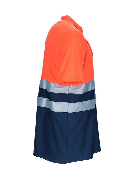 Hi-vis Short Sleeve Polo Shirt Build Valento Povabuiaf Fluo Yellow