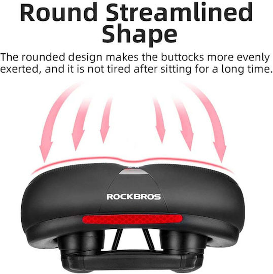 Rockbros Black Bicycle Saddle Racing