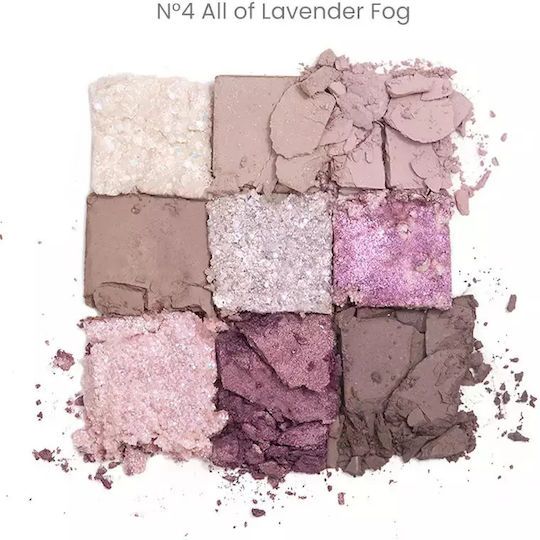 Unleashia Παλέτα με Σκιές Ματιών Matte σε Στερεή Μορφή All Of Lavender Fog 20gr