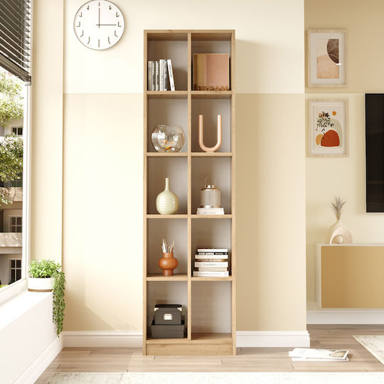 Bibliotecă Oteca Natural 51.1x25.4x180cm