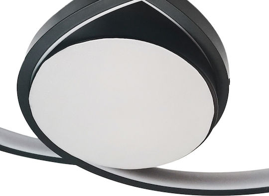Eko Light Deckenleuchte Schwarz mit Integrierter LED