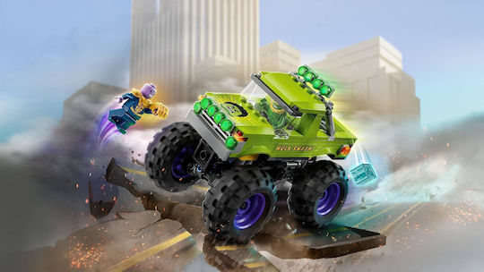 LEGO Marvel The Hulk Truck vs. Thanos για 7+ Ετών 229τμχ