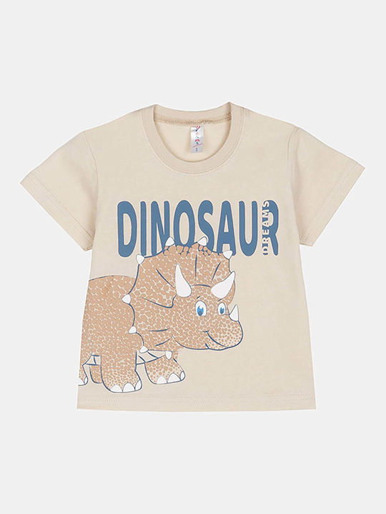 Dreams by Joyce Παιδική Πιτζάμα Καλοκαιρινή ΜΠΕΖ Dinosaur