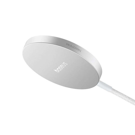 Baseus Wireless Charger Qi2 15W Silver (Simple Mini4 Air)