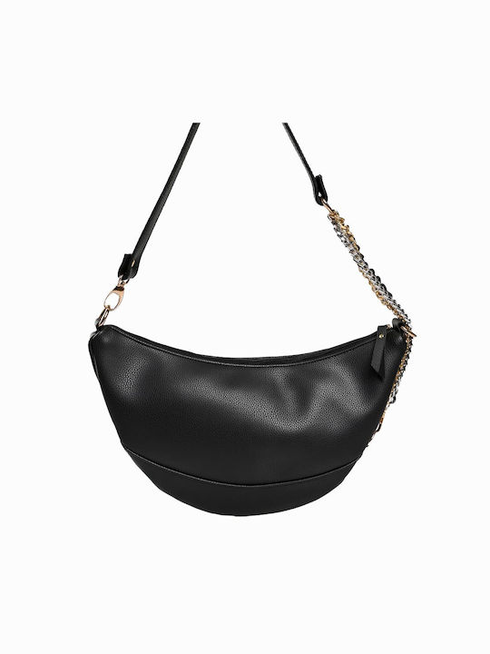 Asti Leather Women's Shoulder and Crossbody Bag Black