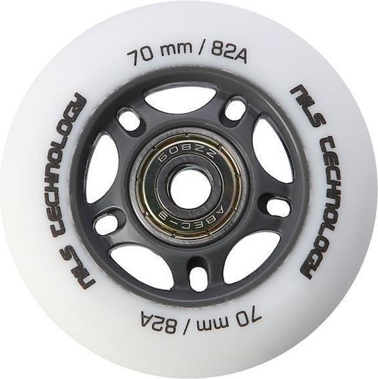Pu 70x24 82a White Matte 4 Pcs + Abec-9 8 Pcs Nils Extreme Set