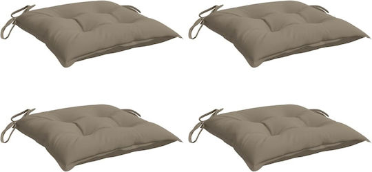 vidaXL Garden Chair Cushions 4 pcs 40x40 cm