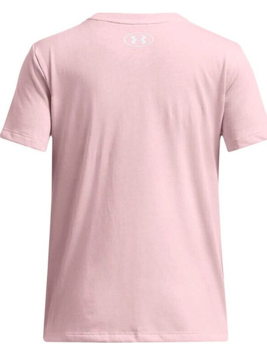 Παιδικό T-shirt Ροζ Big Logo Ss