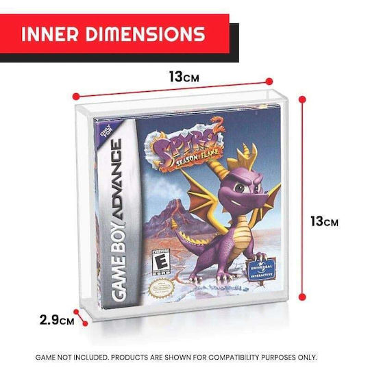 Evoretro Премиум Акрилен Калъф Gameboy Gameboy Advance 'пакет 2