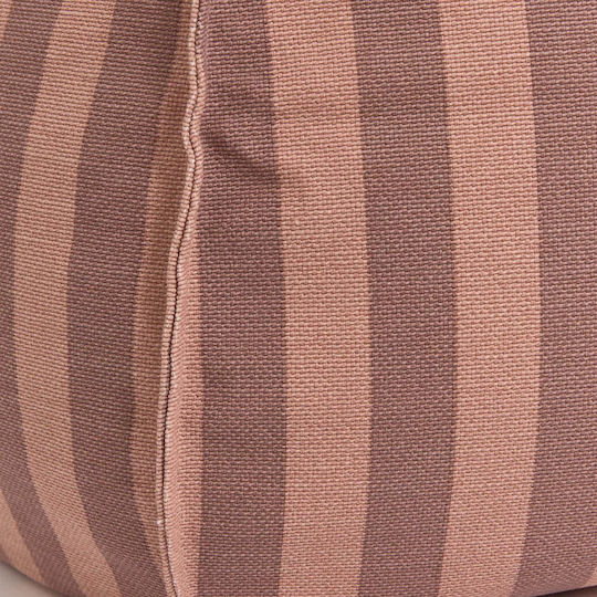 Bean Bag Chair Bolster Vibes Pink Mauve 70x70x30cm