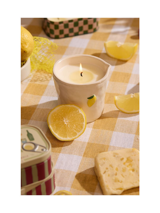 Meyer-Zitrone Pflanzenwachs 226g Keramikglas Bistro Zitrone Paddywax
