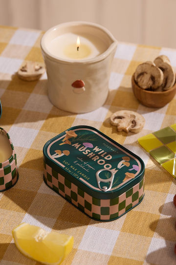 Wild Mushroom Φυτικό Κερί 127gr Μεταλλικό Δοχείο-κονσέρβα Bistro Mushroom Paddywax Wild Mushroom Φυτικό Κερί 127gr Μεταλλικό Δοχείο-κονσέρβα Bistro Mushroom Paddywax