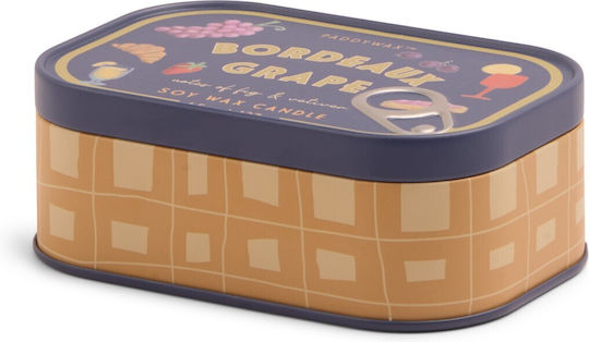 Bordeaux Traube 127g Pflanzenwachs Metall-Dose Kerze - Bistro Trauben Paddywax