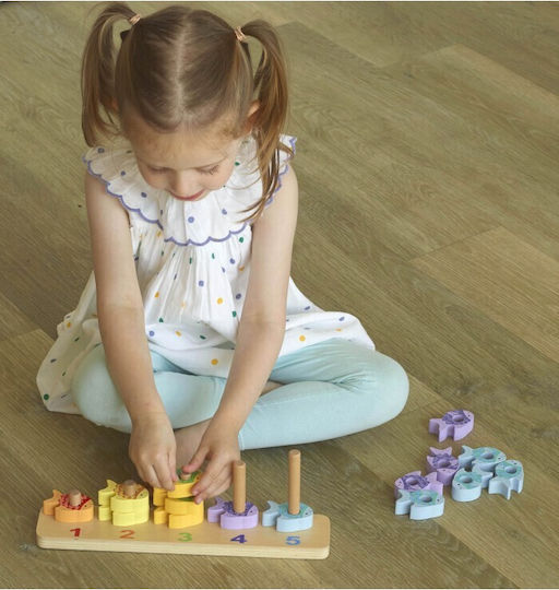 Orange Tree Toys Παιχνίδι Στοίβαξης από Ξύλο για 18+ Μηνών