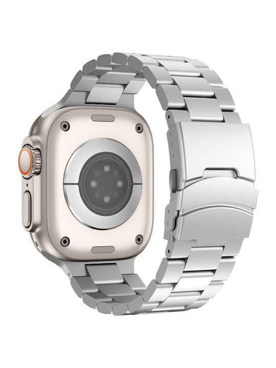 Apple Watch Series 10 Three-Bead Titanium Alloy Watch Rim 46mm Silver