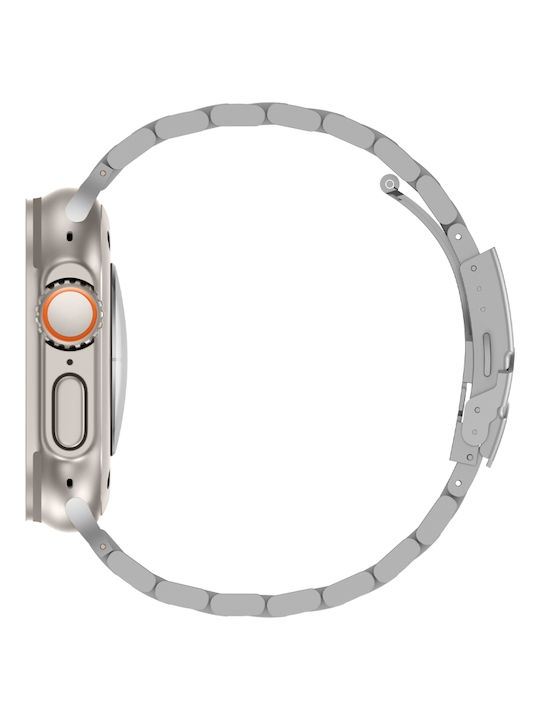 Apple Watch Series 10 Three-Bead Titanium Alloy Watch Rim 46mm Silver