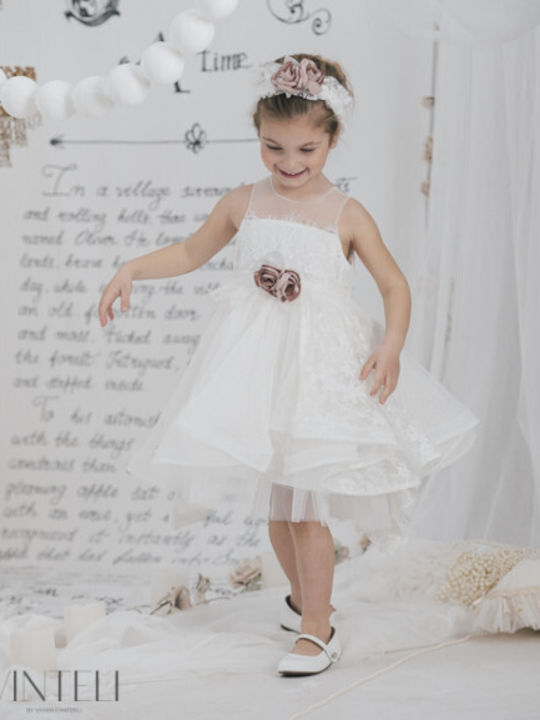 Vinteli Weiß Taufkleid