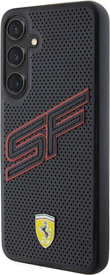 Ferrari Sf Perforated Umschlag Rückseite Kunststoff Rosa (Galaxy S24+)