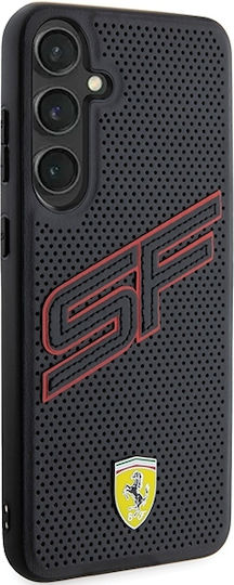 Ferrari Sf Perforated Umschlag Rückseite Kunststoff Rosa (Galaxy S24+)
