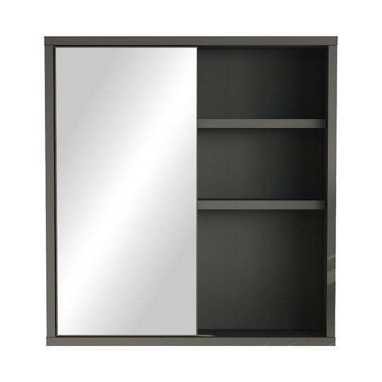 Pakketo Bagno Баня Кабинет Ширина60xДължина14.5xВисочина63.6см Сив