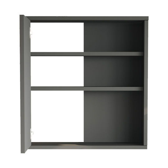 Pakketo Bagno Баня Кабинет Ширина60xДължина14.5xВисочина63.6см Сив