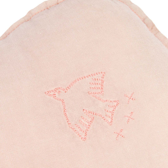 L1n0 Cloud Pillow Embroidery Mauve Pink