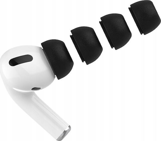 Fixed Καλύμματα Σιλικόνης σε Μαύρο χρώμα για Apple AirPods Pro 2