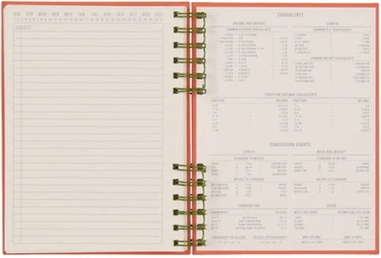 Designworks Notizbuch Spirale Bullet 96 Blätter Geregelt mit Stiftetui Grün
