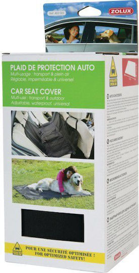 Zolux Car Seat Cover Waterproof Seat Cover Car for Dog 124x0.5x132cm Black