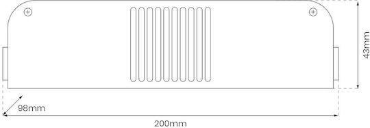 Eko Light LED Захранване IP20 Мощност 150W с Изходно Напрежение 24V