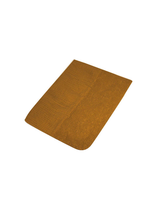 Nobodinoz Κάλυμμα Αλλαξιέρας Wabi Sabi από Ύφασμα Golden Brown 50x70cm