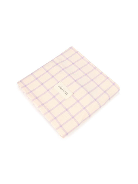 Nobodinoz Changing Pad Cover Stories in Powder Mauve Fabric 50x70cm