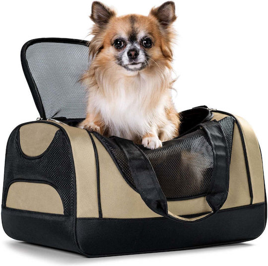 Hunter Hunter Shoulder Bag for Dog and Cat Transport up to 8kg Beige M40xP25xH25cm