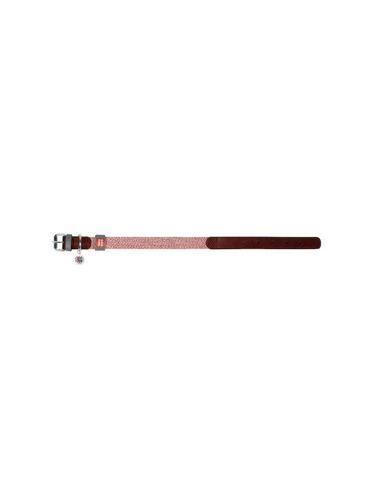 WauDog Κολάρο Σκύλου Δερμάτινο σε Μπεζ χρώμα Small 15mm x 27cm