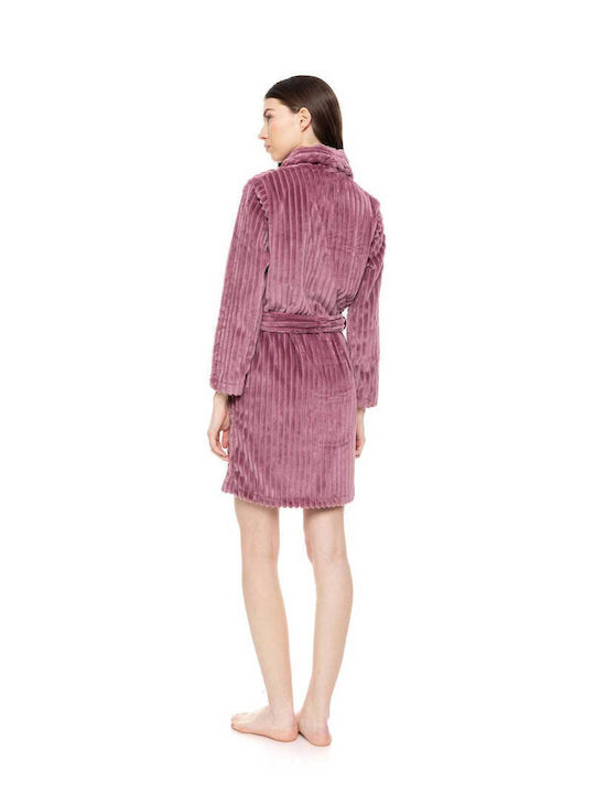 Pink Label Winter Women's Fleece Robe Pink Label Winter Women's Fleece Robe