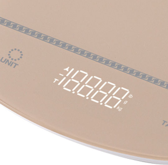 Lexical Digital Kitchen Scale Up To 5kg Beige