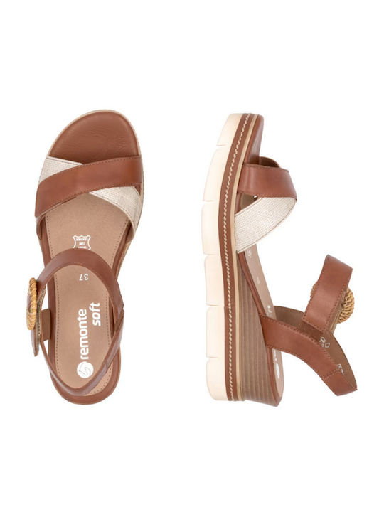 Anatomic Women's Leather Platform Shoes Tabac Brown