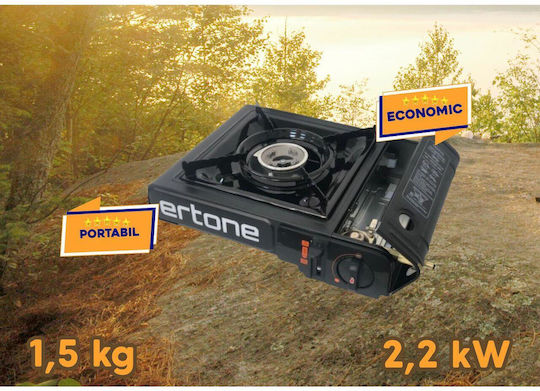 Ertone ERT-MN232 2 în 1 Bucătărie Portabilă Pe Gaz