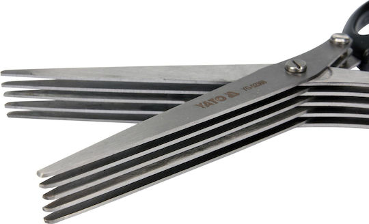 Yato Schere 8cm mit Metallisch Klinge Schwarz 1Stück