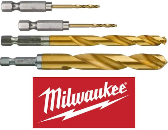 Milwaukee Shockwave Τρυπάνι Τιτανίου με Εξάγωνο Στέλεχος για Μέταλλο 7x109mm
