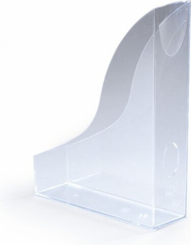 Durable Suport pentru Reviste de Arhivă Plastic Alb 73x7.3x30.6cm.