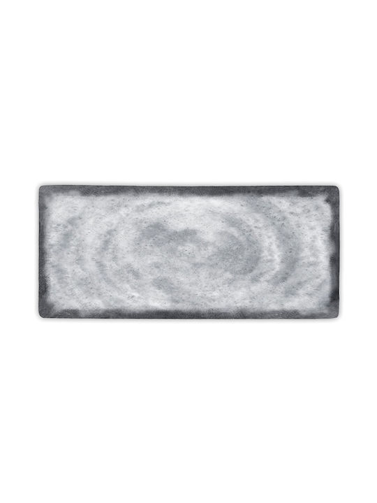 Διακοσμητική Πιατέλα Γκρι 26.8x11.2x28.6εκ.