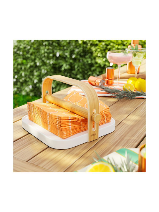 Umbra Wooden Napkin Holder White 23x20x13cm 1022631-668