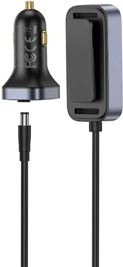Baseus Автомобилно Зарядно Устройство 110w 3u+3c Backseatpal L1 Черно
