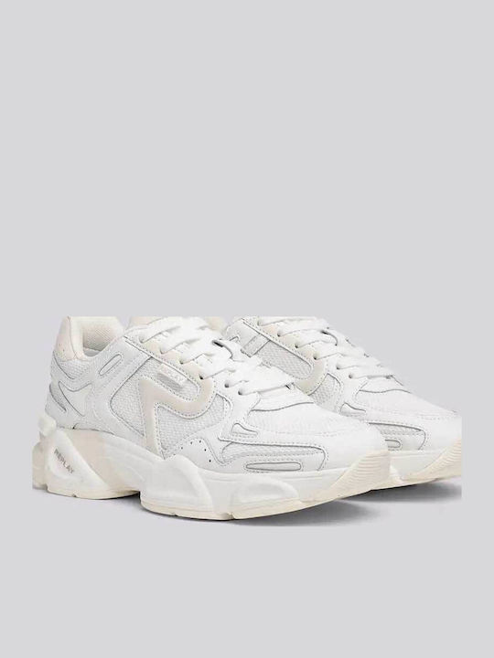 Fine Γυναικεία Chunky Sneakers Λευκά