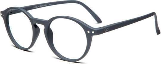 Looplabb Faust Reading Glasses +1.00 in Gray color