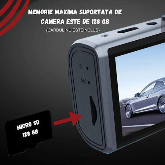 Σετ Καθρέπτης με Κάμερα DVR Αυτοκινήτου 1440P με Οθόνη 3.5" Wi-Fi, GPS & Κάμερα Οπισθοπορείας